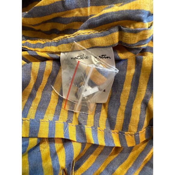 Natalie Martin Jasmine Top Painted Stripe Dandelion XS - Picture 8 of 15